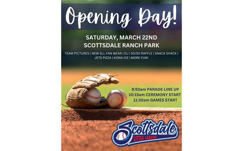 Mark Your Calendars Opening Day! Saturday, March 22nd!